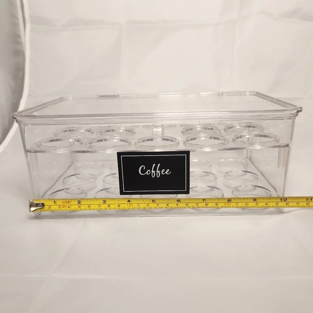 10”x4 1/2” Clear Acrylic Storage Organizer Coffee Pod Holder